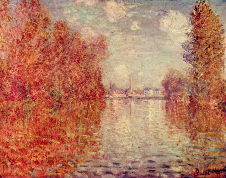 Claude Monet Herbst in Argenteuil china oil painting image